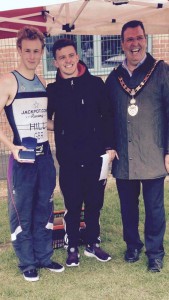 Kieran - proud winner at Wootton Bassett