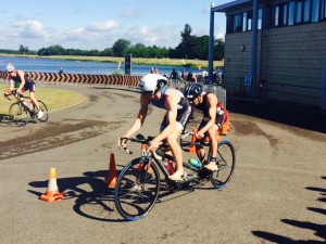 Andrew and Haseeb racing their way to a silver podium in age group !