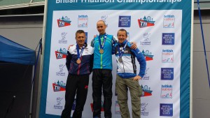 Tim Ashelford - on the podium again! 2nd in age group, Liverpool Triathlon